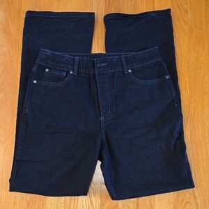 Nine West Womens Size 12  Deep Indigo Straight Jeans